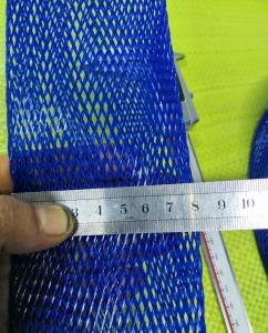 China PE Protective Mesh Netting , Soft Polyethylene Net LDPE Mesh Sleeve For Metal Parts on sale