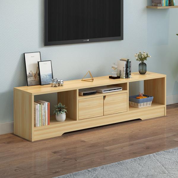 OEM Brown Modern 90cm Length Solid Wood TV Bench With Dressers