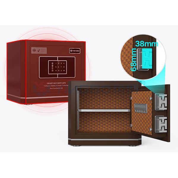 Height 350mm Customized Home Residential Safe Box With Patented Double T Bolts