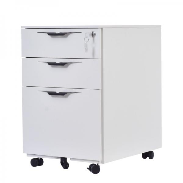 Cheap 3 Drawer Home Office Metal Steel Mobile Pedestal Cabinet Stationery Storage for sale