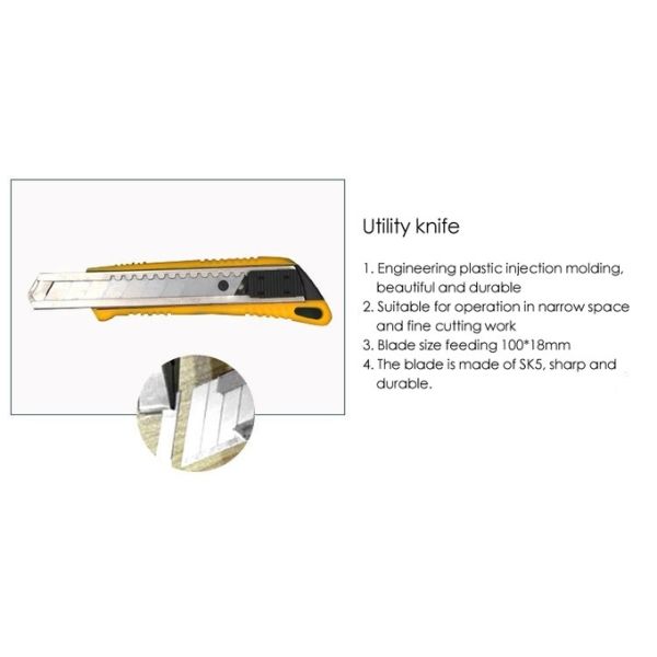 JYH-HTS12-1 Car Repair Combo Set Emergency Kit Durable Non-Slip Household Tool Sets