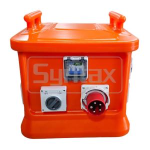 Best Syntax MK1N 5P 32A Single &amp; 3 Phase Outlets Portable Distribution Box PE Material Fitted With Switched Socket and RCBOs wholesale