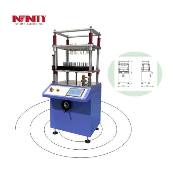 215kg High-speed Button Pressing Machine 0.1 To 99.99 Seconds Rising Stay Time For Pressing