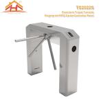 Three Arm Access Control Turnstile Barrier Gate System With Fingerprint And RFID