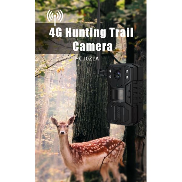 4G Livestream 1440P Hunting Trail Camera 0.6S Trigger Time Support APP