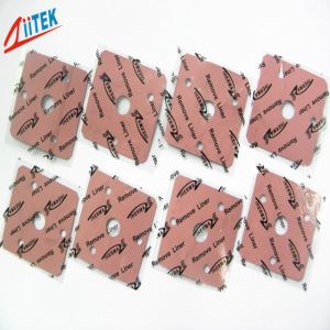 China Telecommunication garnet Hardware Thermal Conductive Pad 6.2 W / mK , High Thermal sillicone rubber Pad on sale