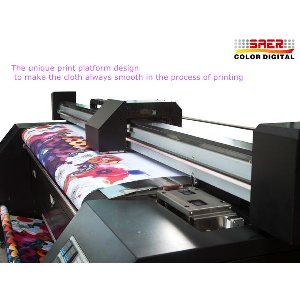Full Colour Direct To Fabric Textile Digital Printing Machine With Epson Dx7 Head