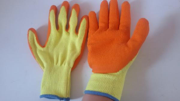 Cheap 10 gauge latex coated gloves good firm grip construction gloves for sale