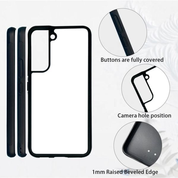 Blank Sublimation Silicone Phone Case For SamSung S23 S24 S25 Plus Ultra