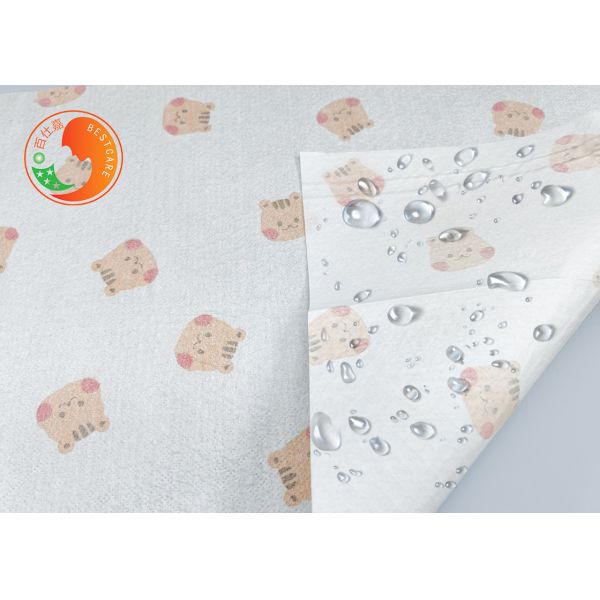Lightweight Disposable Diaper Mat Versatile With Pattern Printing