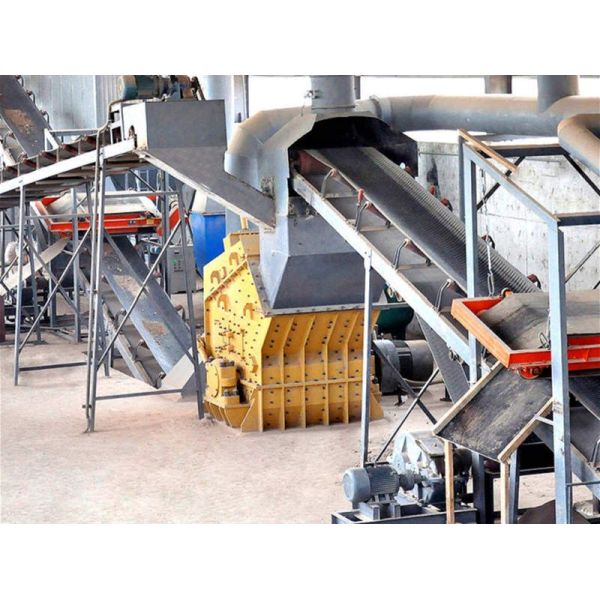 Simple Design Impact Rock Crusher / Stone Crusher Plant With AC Motor