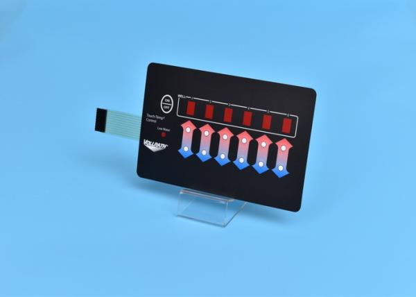 Cheap Gradient Printing Keyboard Membrane Switch With Led Touch Temp Control for sale