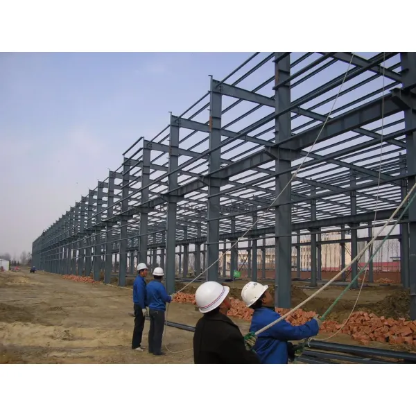 Customized Prefabricated Metal Frame Steel Building Structure Warehouse