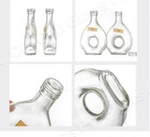 Best 100 - 500ml Transparent Glass Bottle For Red Wine Vodka Whisky Rum wholesale