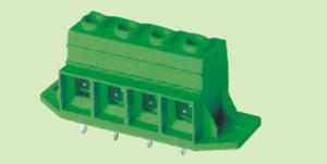 China KF137TM-15.0 Pcb Mount Screw Terminal 4pins Green Color Plug - In Type pcb terminal blocks terminal block on sale