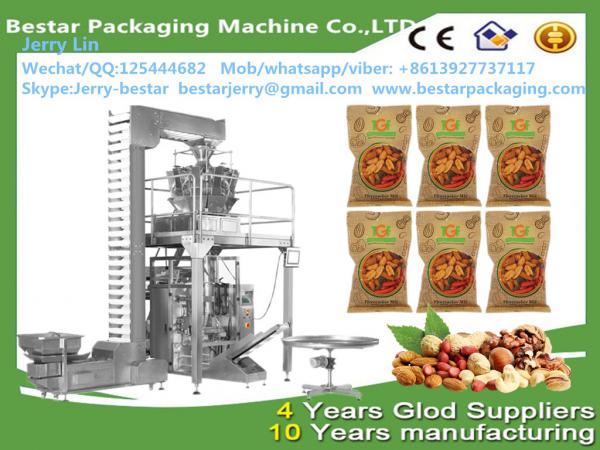 Cheap Nut Packaging Machine Bestar packaging multi heads weigher automatic cashew nut packing machine Bestar packaging for sale