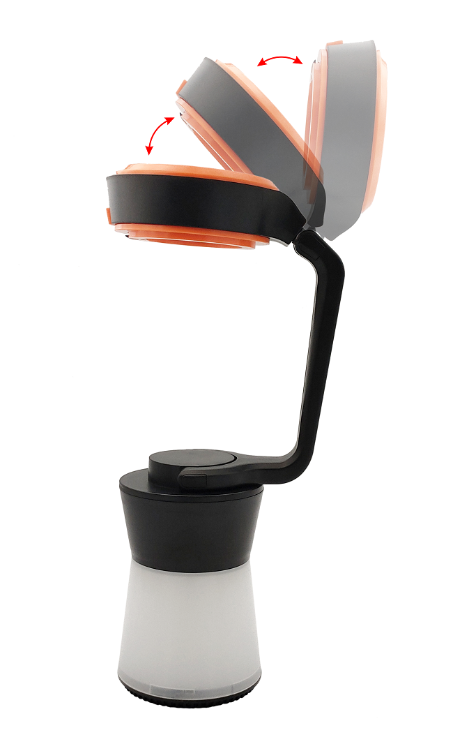 Camping Lamp Multi-Funciton Lantern Spotlight/Lantern/Table Lamp ABS Plastic 16.5x13x9.2cm