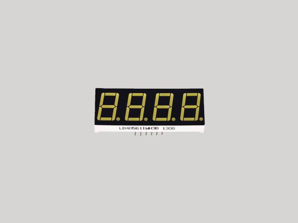 Cheap Ultra White  4 Digit 7segment  LED Display Clock Display Anode Cathode For Digital Timer Indicator for sale