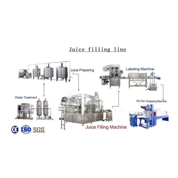 8000 Liter Beverage Mixing Machine Tanks Series For Juice Processing Type