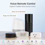 Tuya Smart Plug 16A WiFi Socket with Timing Power Monitor and Alexa Google Home