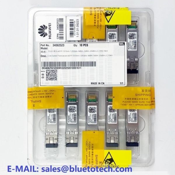 HUAWEI 34062523 ESFP 1310nm 1.25G 1310nm 10km LC Low Speed Transceiver 1.25G 10km Single Mode Module
