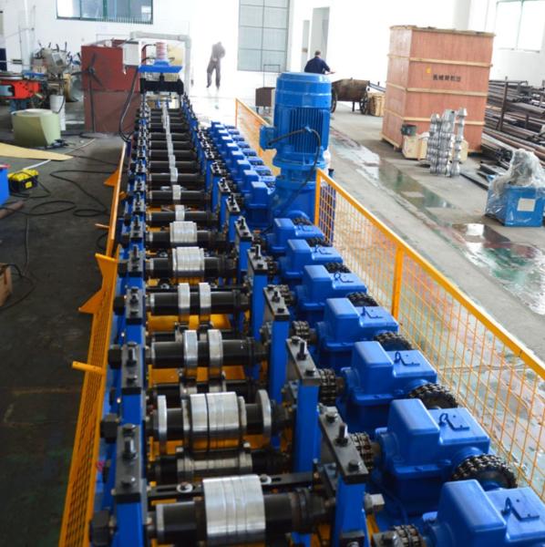 Cheap Gi 28 Steps Profile Roll Forming Machine For Solar Panel Mounting Bracket for sale