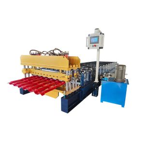 Electric Transmission Glazed Tile Forming Machine with Overseas Engineers
