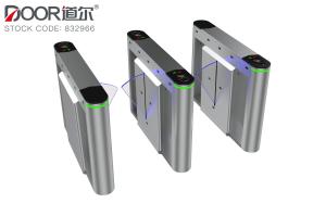 China Portable Night Use Flap Barrier Mechanism Moisture-Proof Turnstile Shenzhen Access Control Turnstile Gate on sale