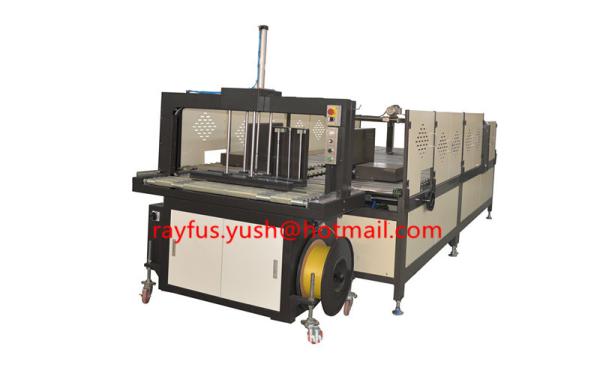 Cheap Inline PP Strapping Machine, for Automatic Folding Gluing Stitching Strapping All Inile Machine for sale