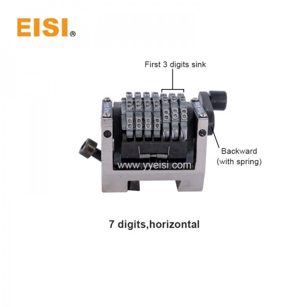 Seven Digits Heidelberg GTO52 Numbering Machines High Durability 0.35 KG/PCS