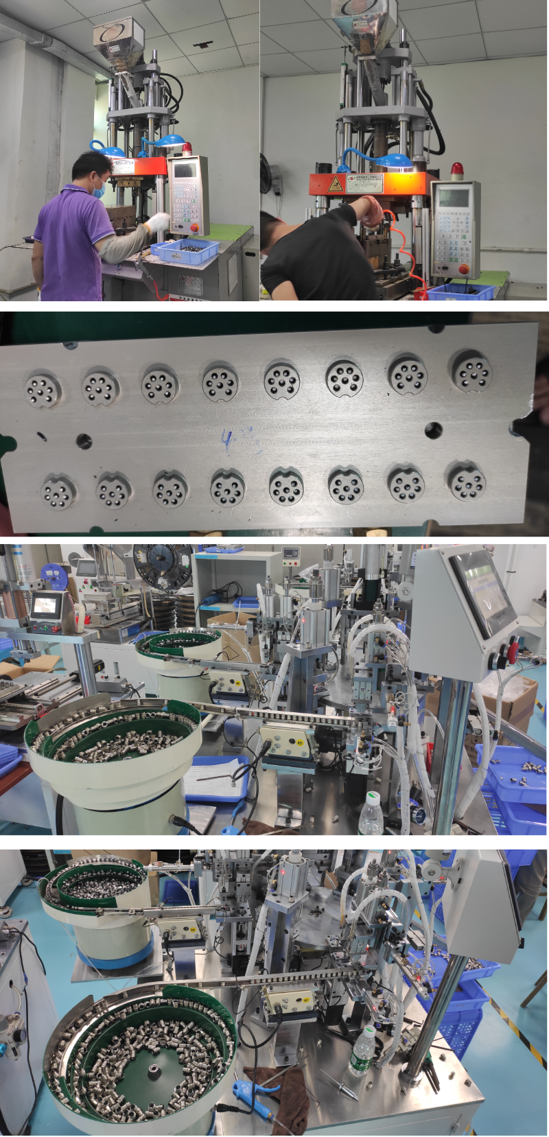 Zinc Alloy M12 6 Pin Aviation Plug Threaded Waterproof Connector