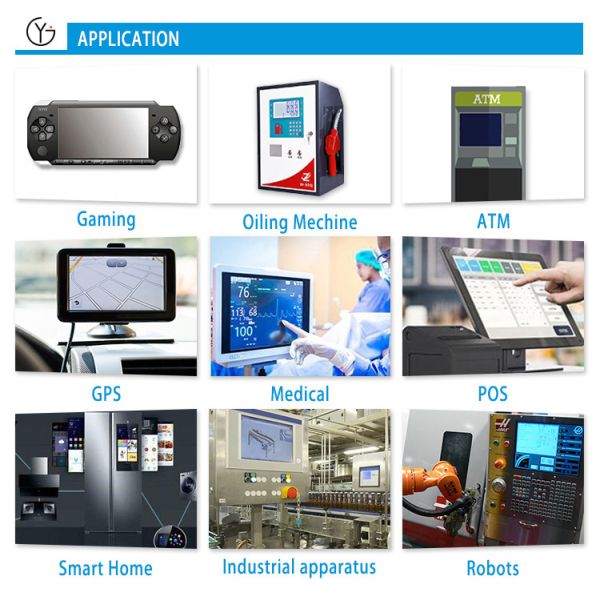 5.7 Inch Touch LCD Panel 40pins TFT LCD Panel 640*480 TCG057VGLBB-G00