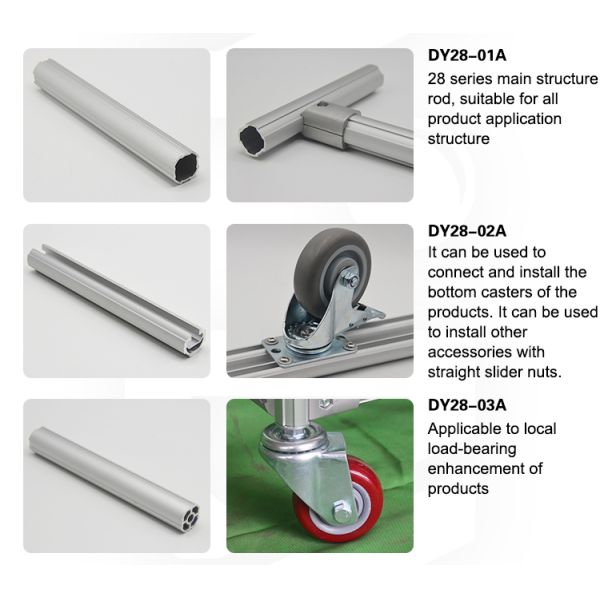 Cylindrical Profile Esd Tube Aluminium Material Grit Blast Surface For Workshop