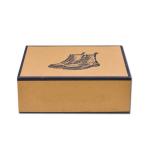 Custom Printing Folding Corrugated Shoe Boxes Rectangular Shape With Long