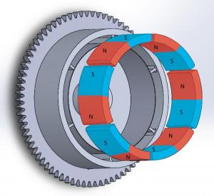 Best Durable Customized Flywheel Arc Shaped Segment Ferrite Magnet wholesale
