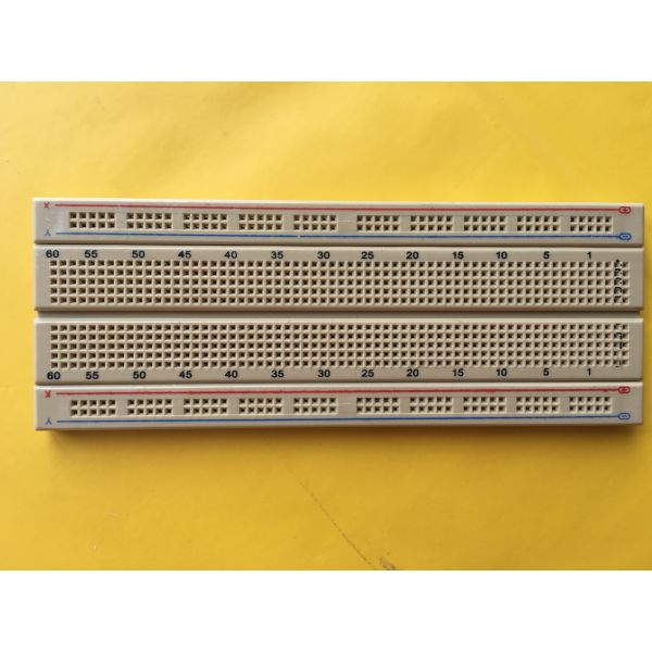 Light Brown Electronic Breadboard Circuits For Beginners 2.54mm Pitch