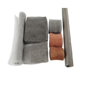 China Knitted Wire Type Compressed Knit Wire Mesh Ideal Solution for Heavy Duty Applications on sale