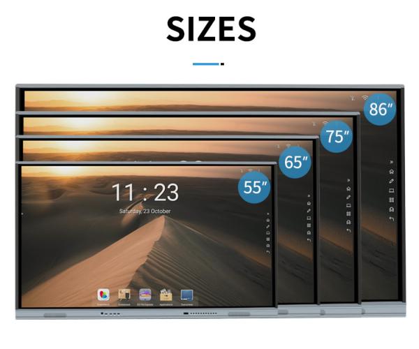 Cheap Interactive LCD Flat Panel Display 4K Android 11 Multi Touch LED Screen Monitor With OPS Slot For Education for sale