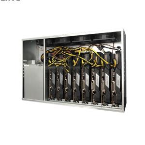 China 4GB DDR3 ETC ASIC Miner AMD A4 5300 FM2 8 GPU Mining Rig Frame on sale