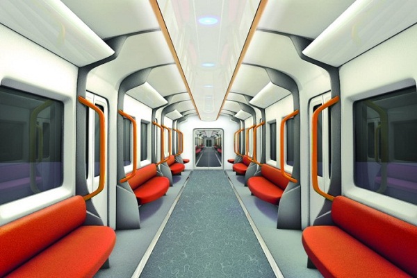 Non - Toxic Integral Flexible Polyurethane Foam Railway Seats Cushion