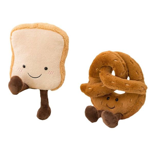 Children'S Bread Plush Toy 20cm For Claw Machine