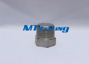 Best A234 A403 Forged High Pressure Pipe Fittings , Stainless Steel Hex Head Plug Threaded End wholesale