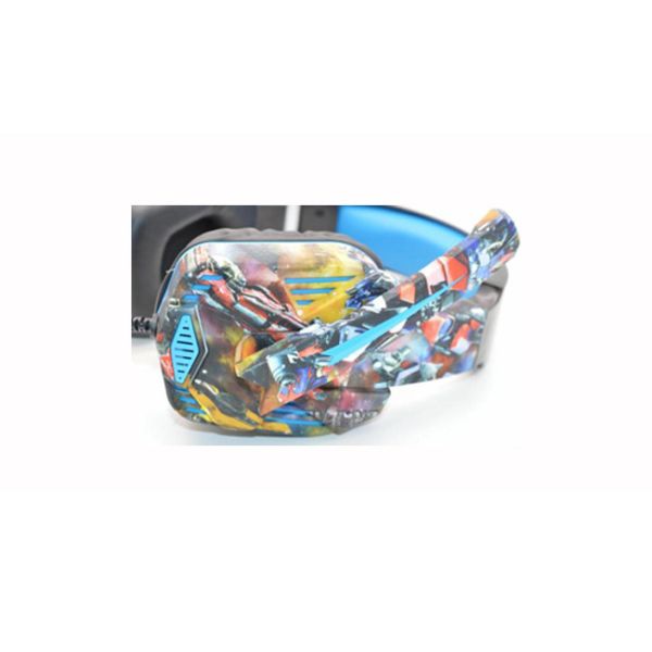 Transfomers Computer Gaming Headphones Wired Game Computer Stereo PC USB Headset