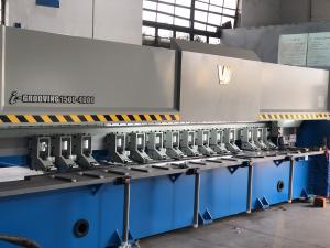 Best SGS 1.5x4m V Grooving Machine For Stainless Sheet Decoration wholesale