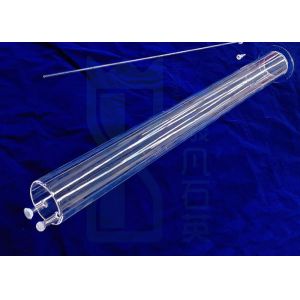 Furnace Quartz Tubing With Large Quartz Flanges And Quartz Joints