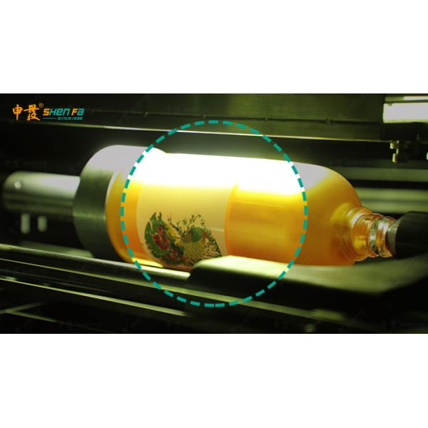 Multi Colors Automatic Screen Printing Hot Stamping Machine For Glass Bottle Industry