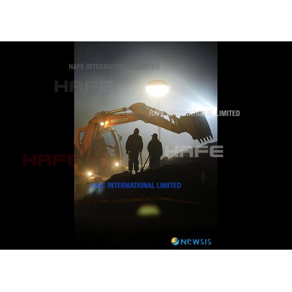 Cylinder Inflatable Lighting Decoration Full Color RGB , 3200k / 6500k Inflatable Led Light