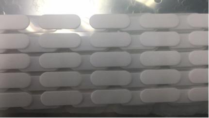 Cheap Anti Scratch Light Diffusing Polycarbonate Material With 3M 467 Adhesive Back for sale