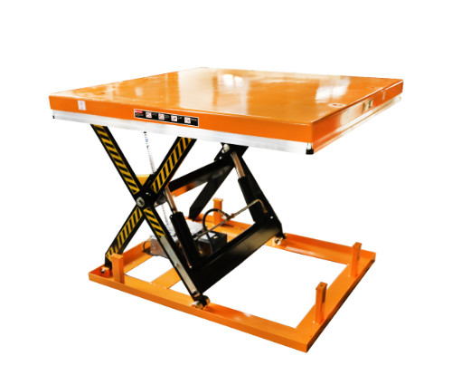 Industrial Custom 1000kg Hydraulic Scissor Lifting Table 3 Phase Remote Control