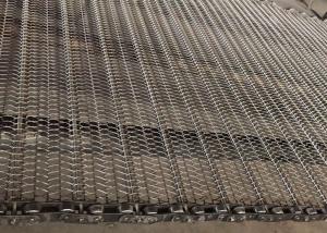 Best Smooth Surface Chain Mesh Conveyor Belt 304 Stainless Steel For Ceramic Conveying wholesale